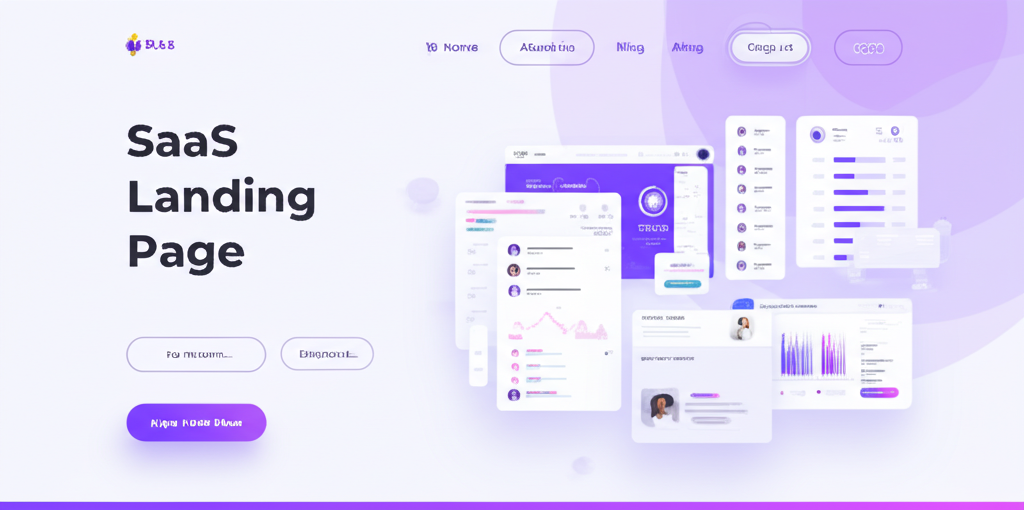 SaaS Landing + Blog preview